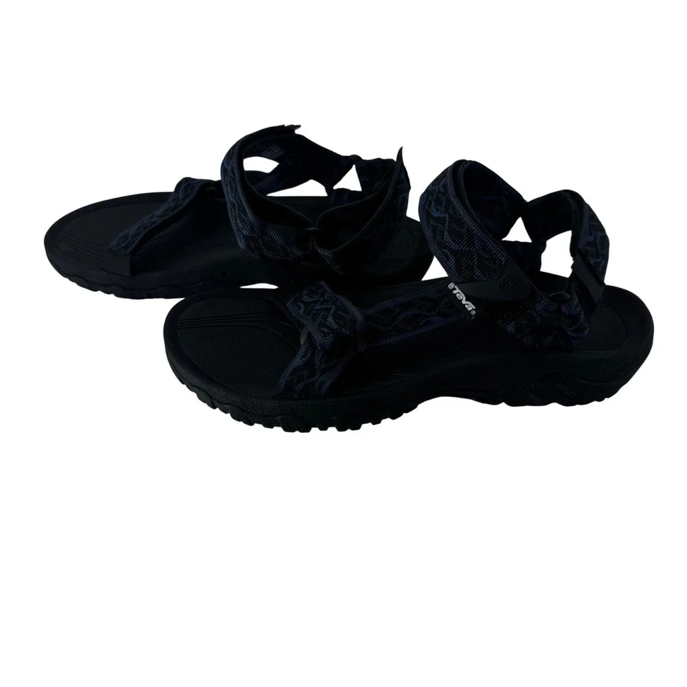 Teva Terra Fi 5 Sport Sandals Mens 7 Wavy Trail Navy Blue Hiking 4156. NWOT